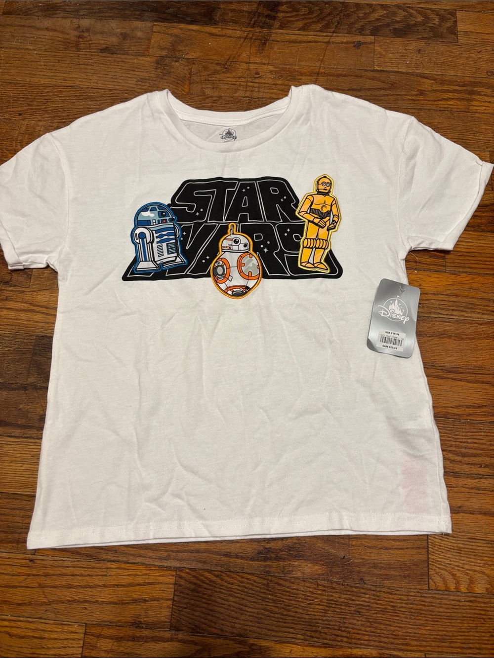 Disney Star Wars Droid Trio Graphic Tee - YOUTH 14 NWT